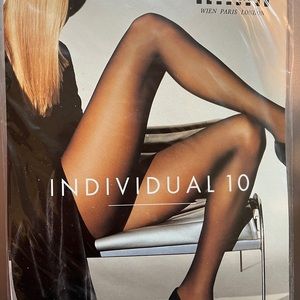 Wolford Tights Hose Individual 10 size SM, Cocoa